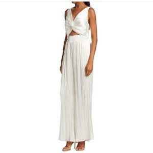 Ramy Brook Brendaly Twisted Satin Jumpsuit